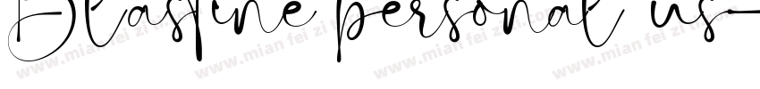 Blastine personal us字体转换